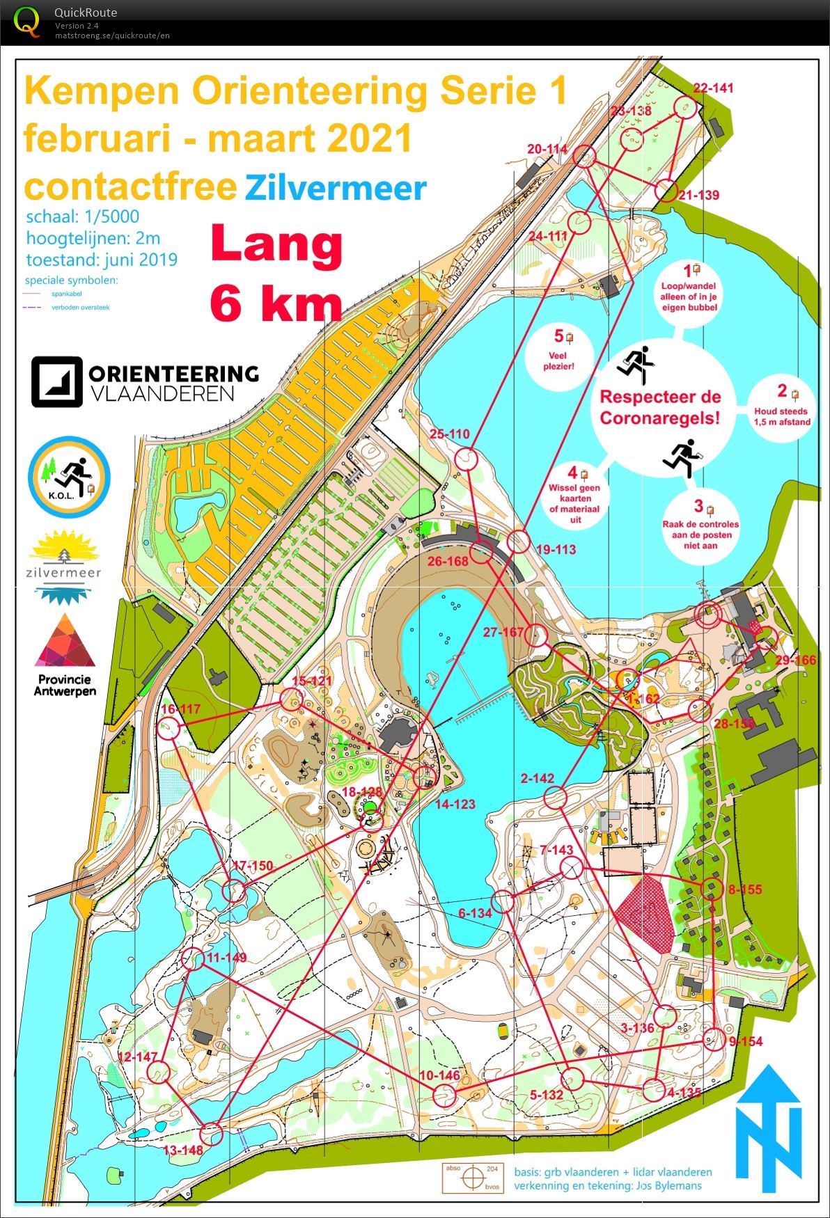 Kempen Orienteering Series - Zilvermeer - Lang (07-03-2021)