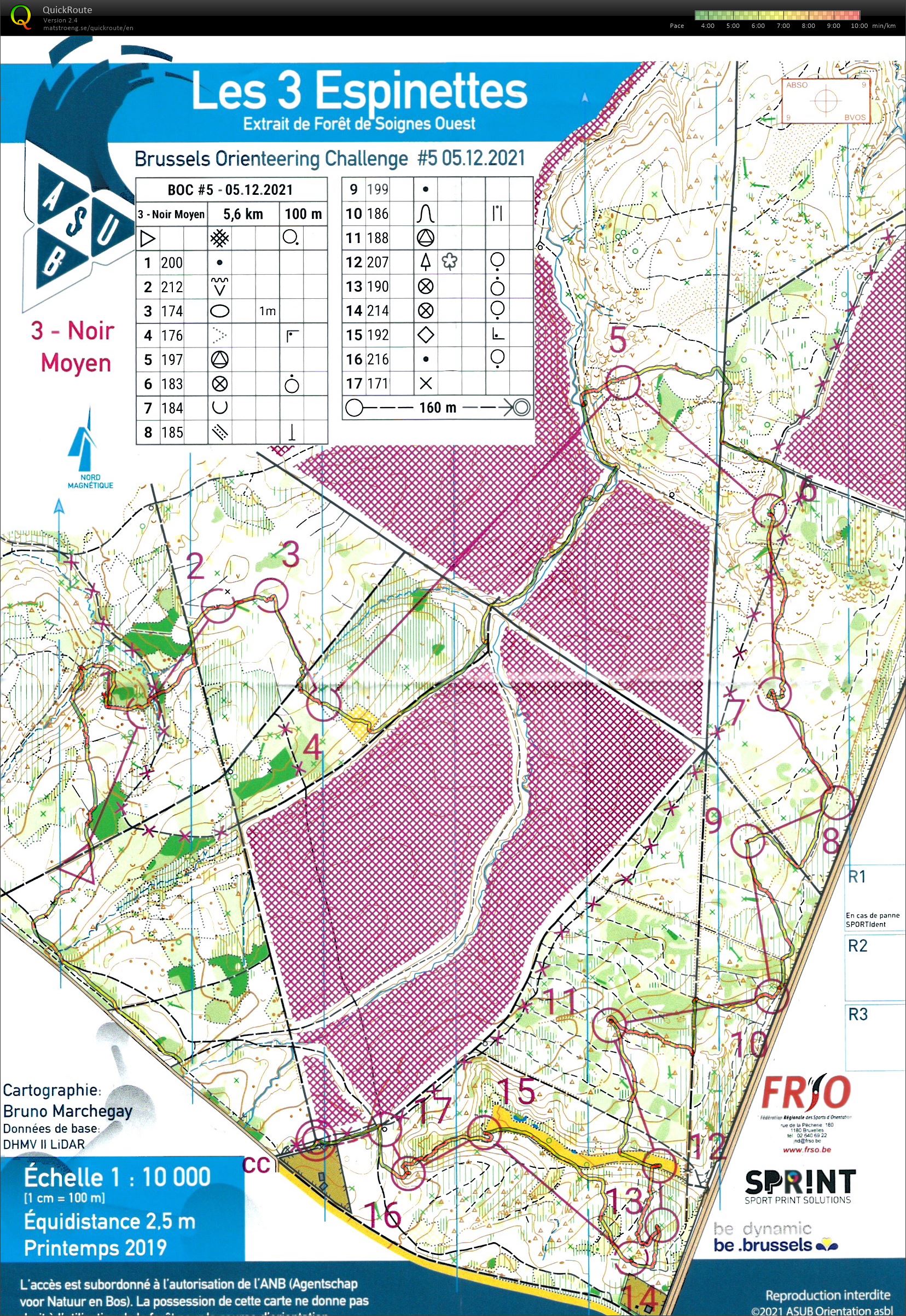 Brussels Orienteering Challenge - Sint-Genesius-Rode (05.12.2021)