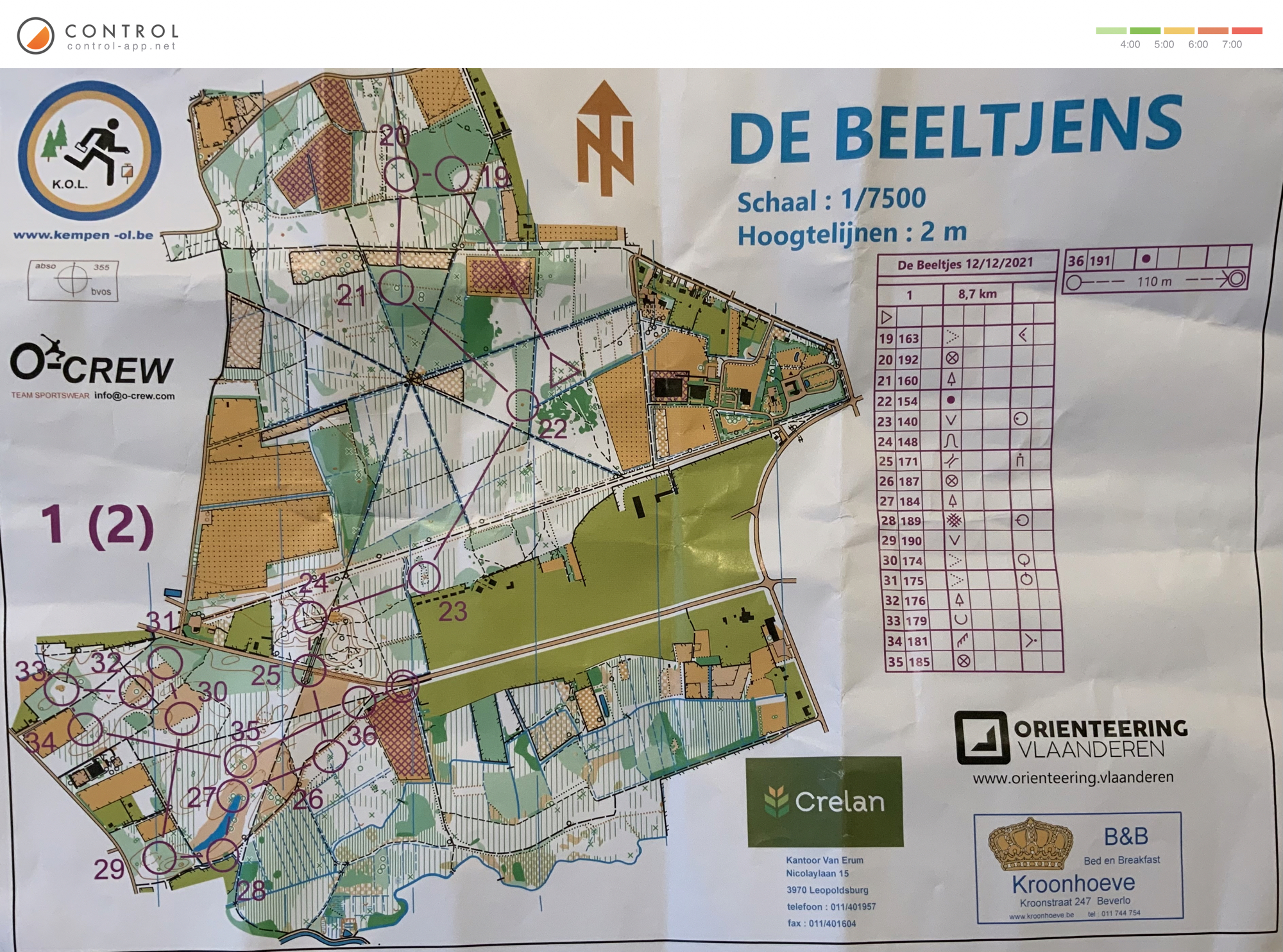 Regionale de Beeltjens - omloop 1 (kaart 2) (12.12.2021)