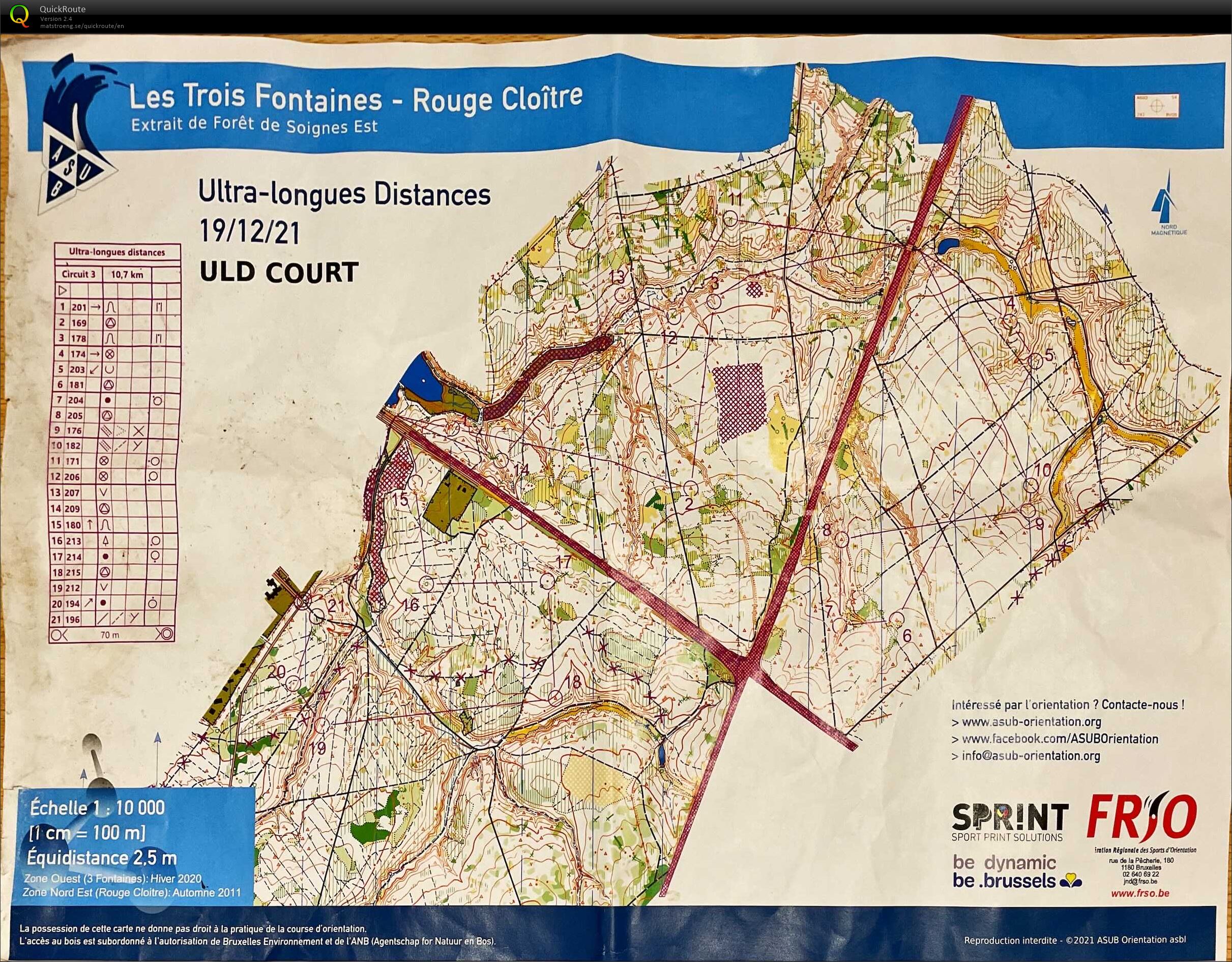 Brussels Orienteering Challenge - Oudergem (19/12/2021)
