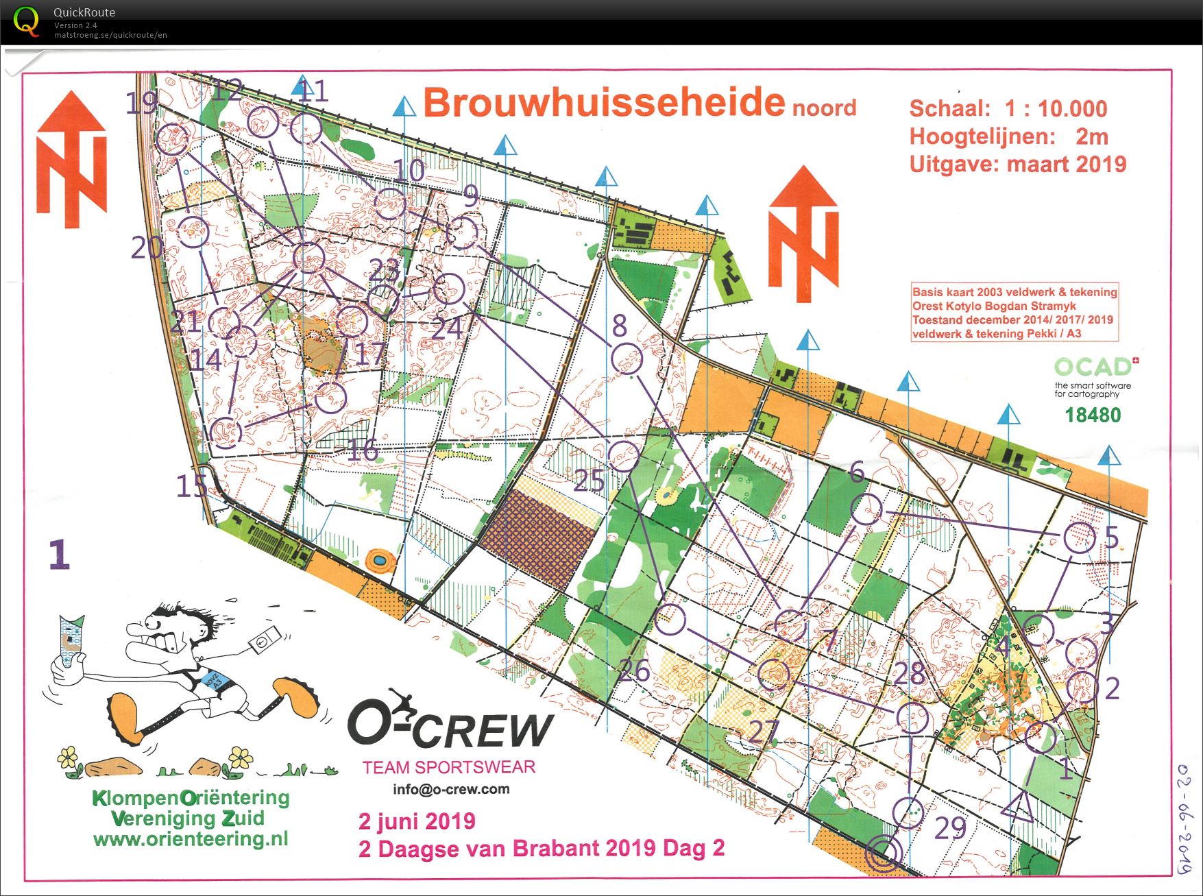 2 Daagse van Brabant Dag 2 - Brouwhuisseheide (2019-06-02)