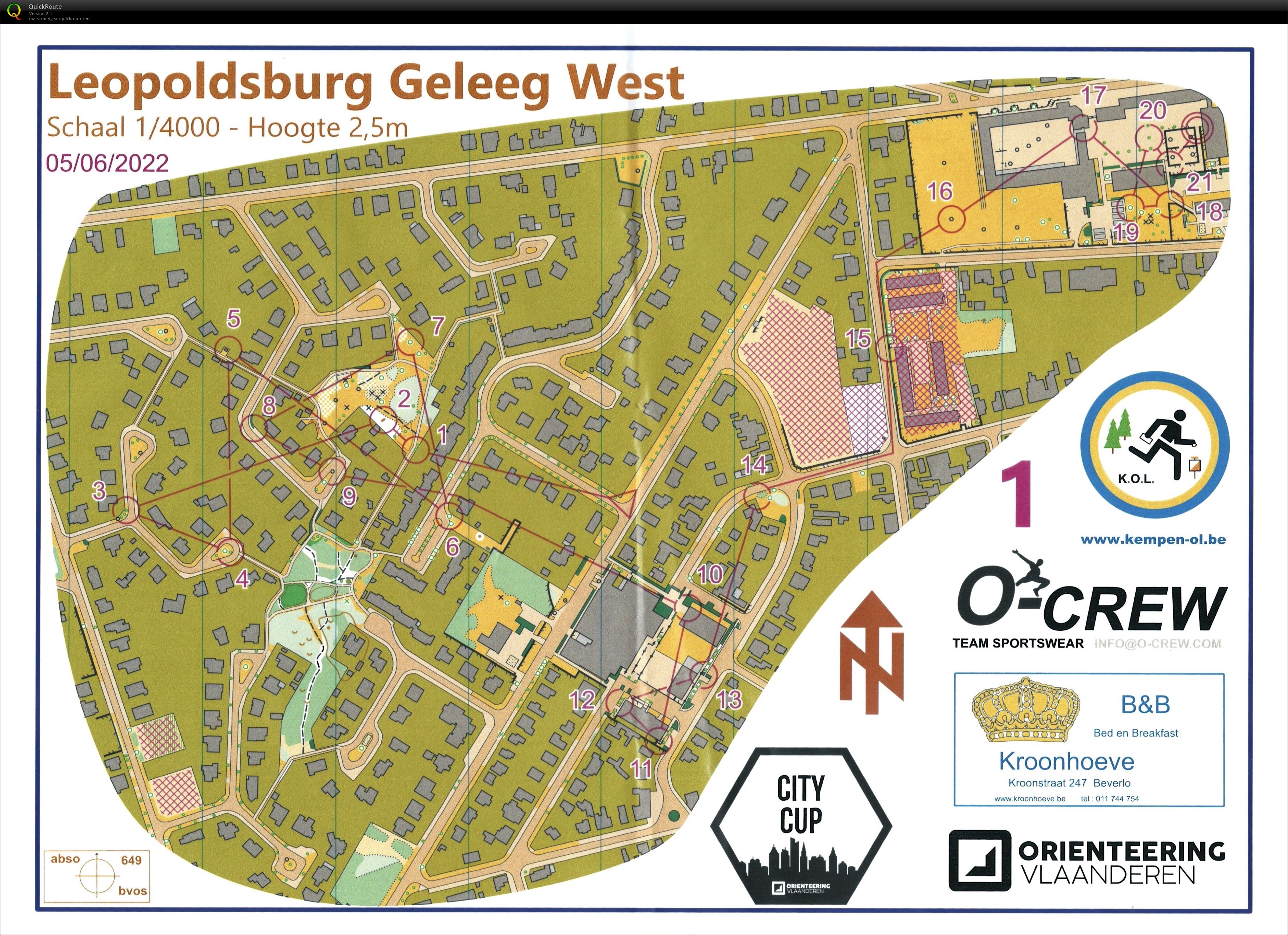 Dubbelsprint Leopoldsburg - Geleeg West (05/06/2022)