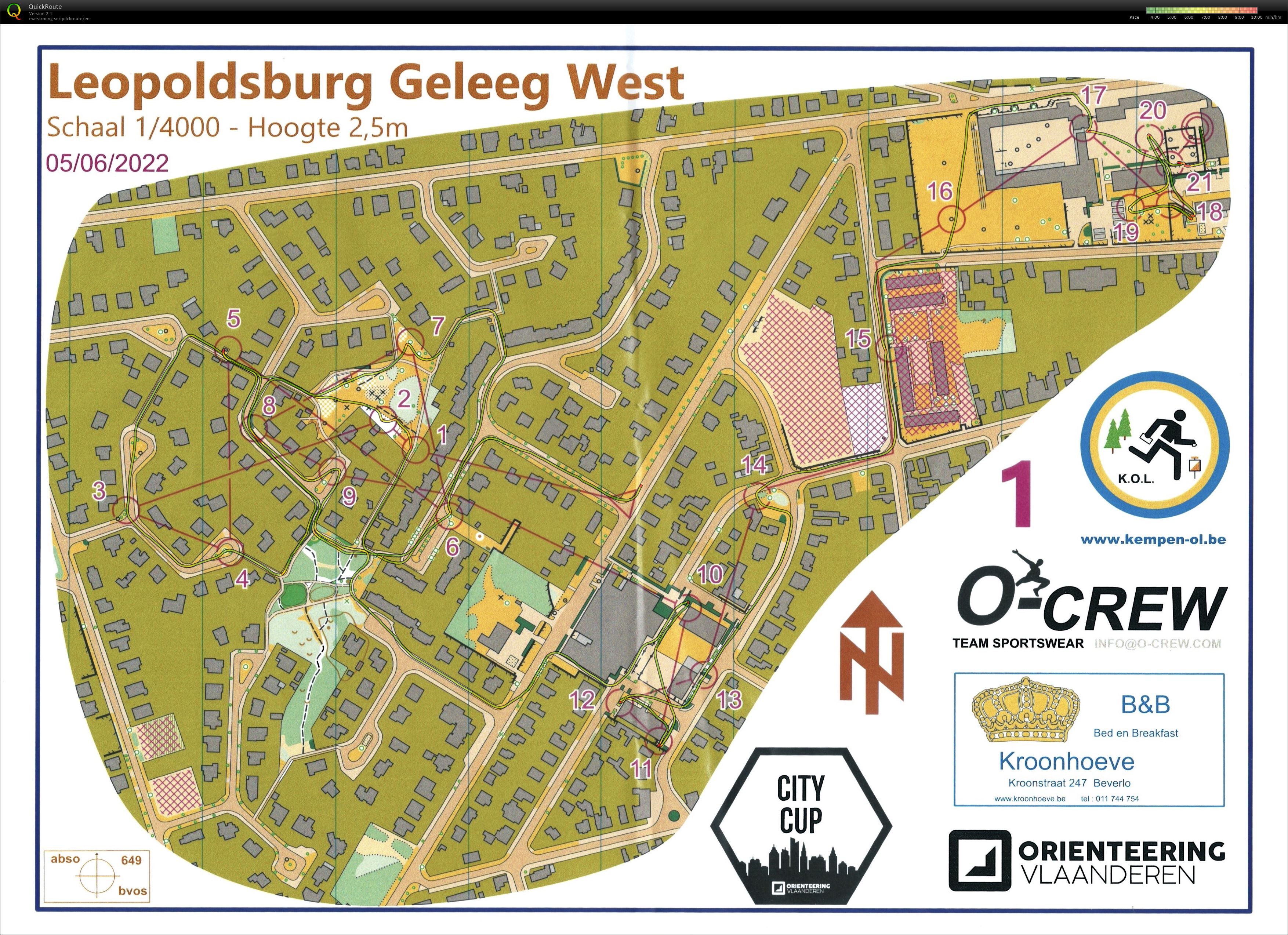Dubbelsprint Leopoldsburg - Geleeg West (05/06/2022)