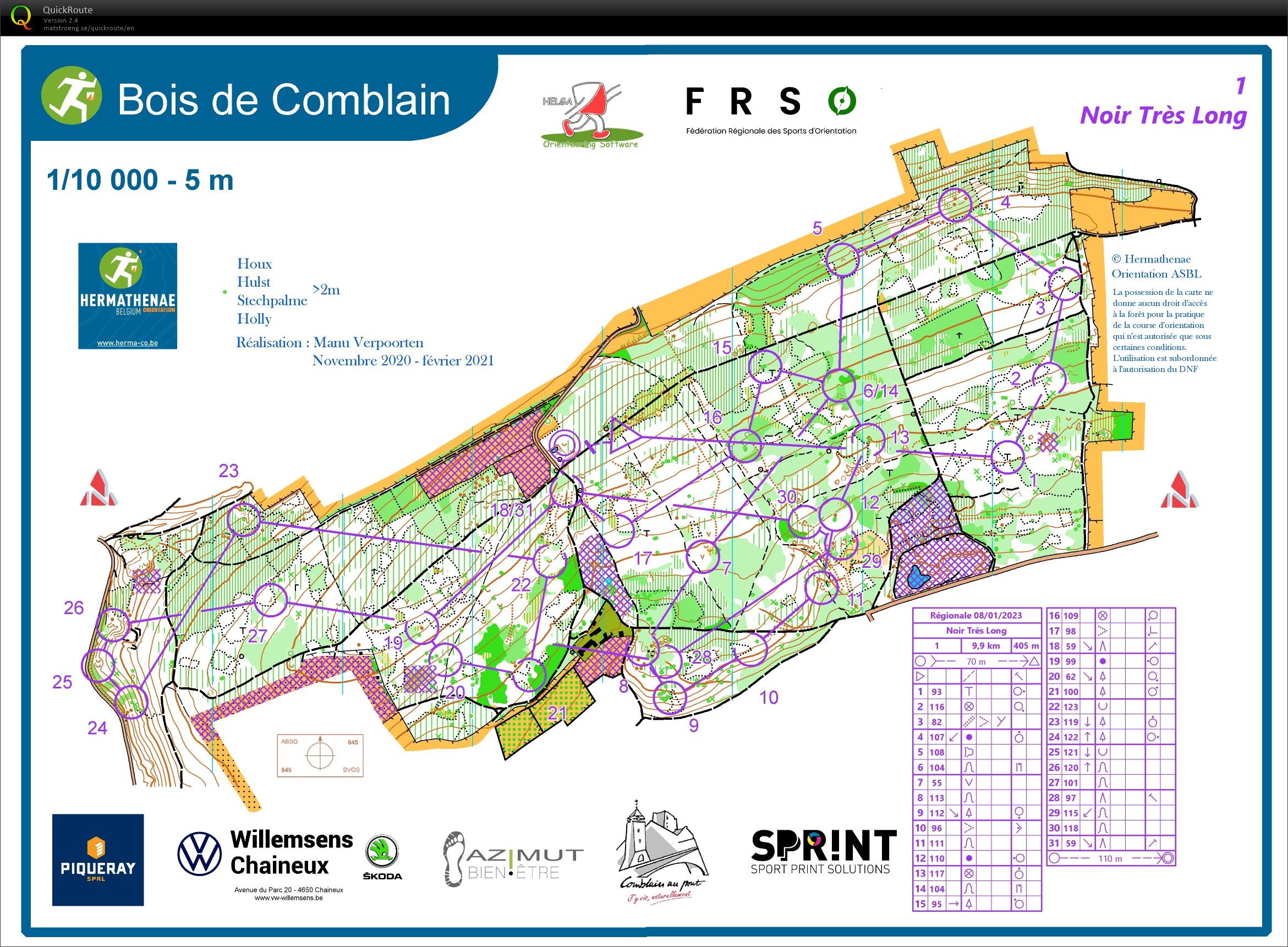 Regionale Bois de Comblain (08/01/2023)