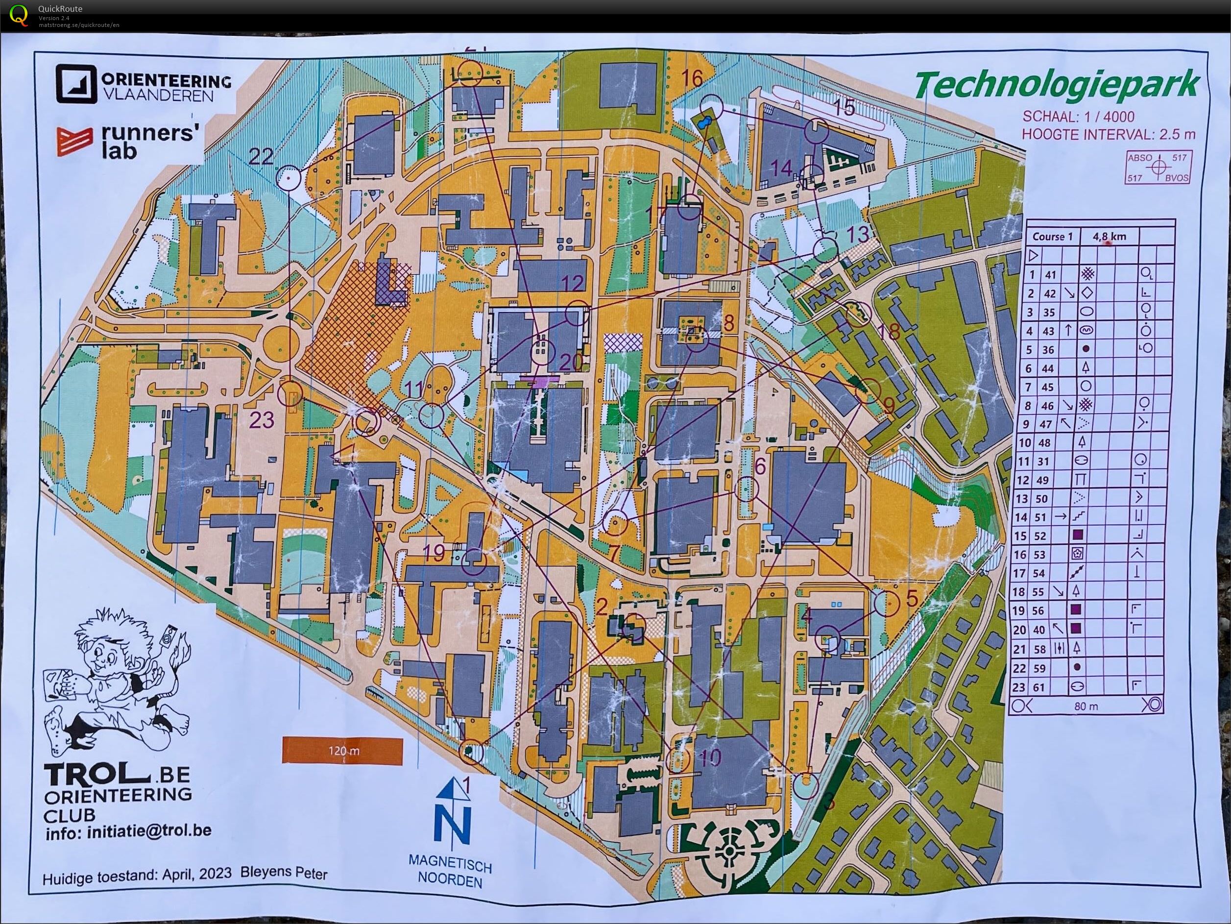 Gent Orienteering Series - Technologiepark (29.04.2023)