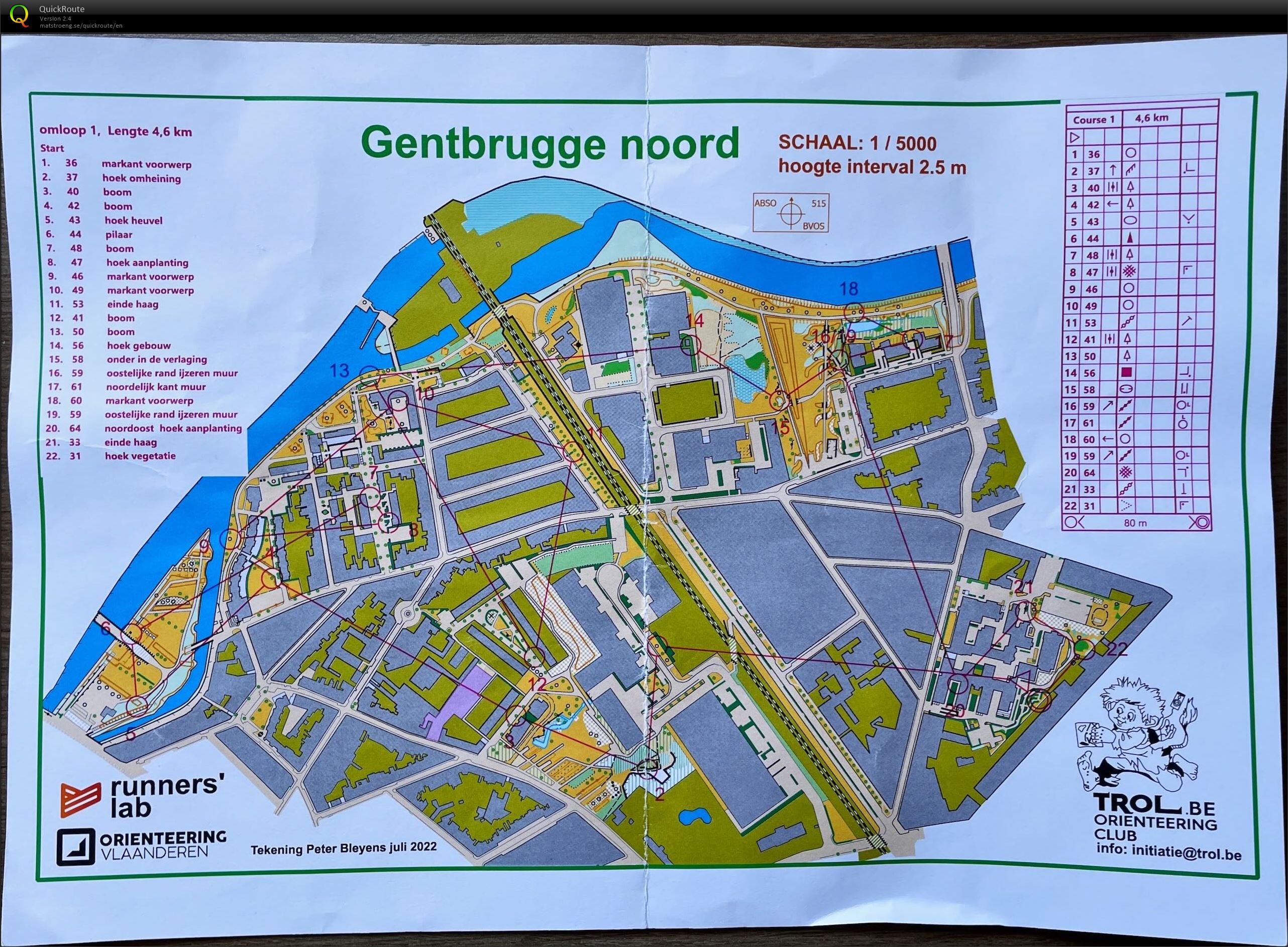 Gent Orienteering Series - Brusselse Poort (03-06-2023)