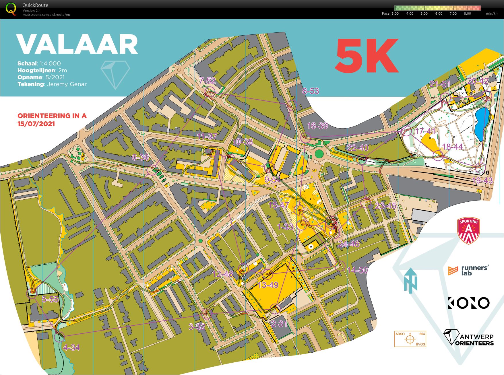 Orienteering in A - Valaar (15.07.2021)