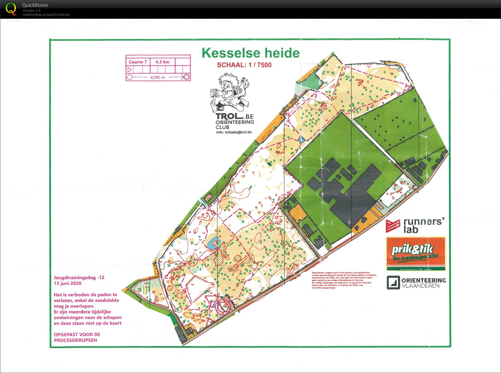 Training Kesselse Heide 1 (13-06-2020)