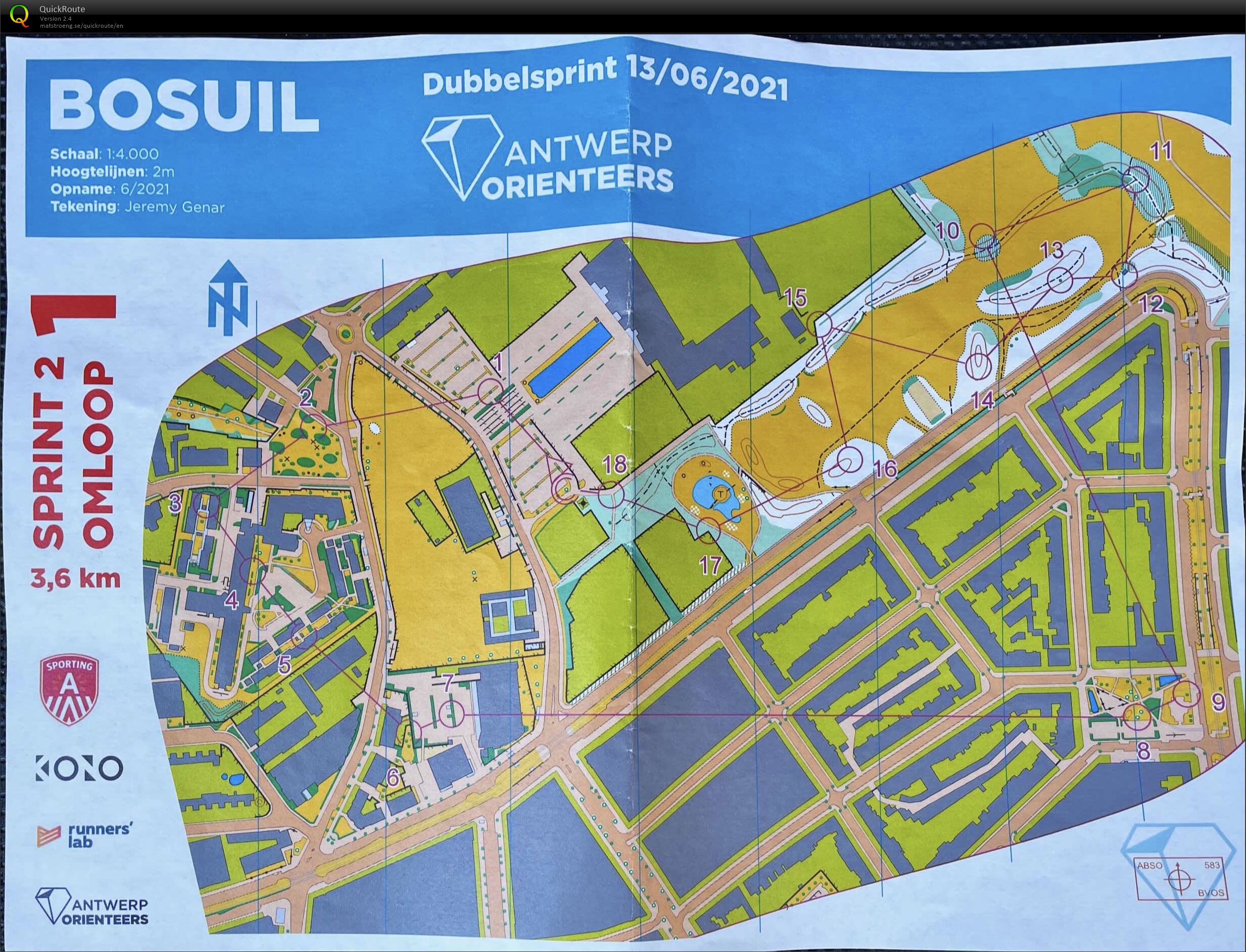 Dubbelsprint Bosuil Sprint 2 Omloop 1 (2021-06-13)