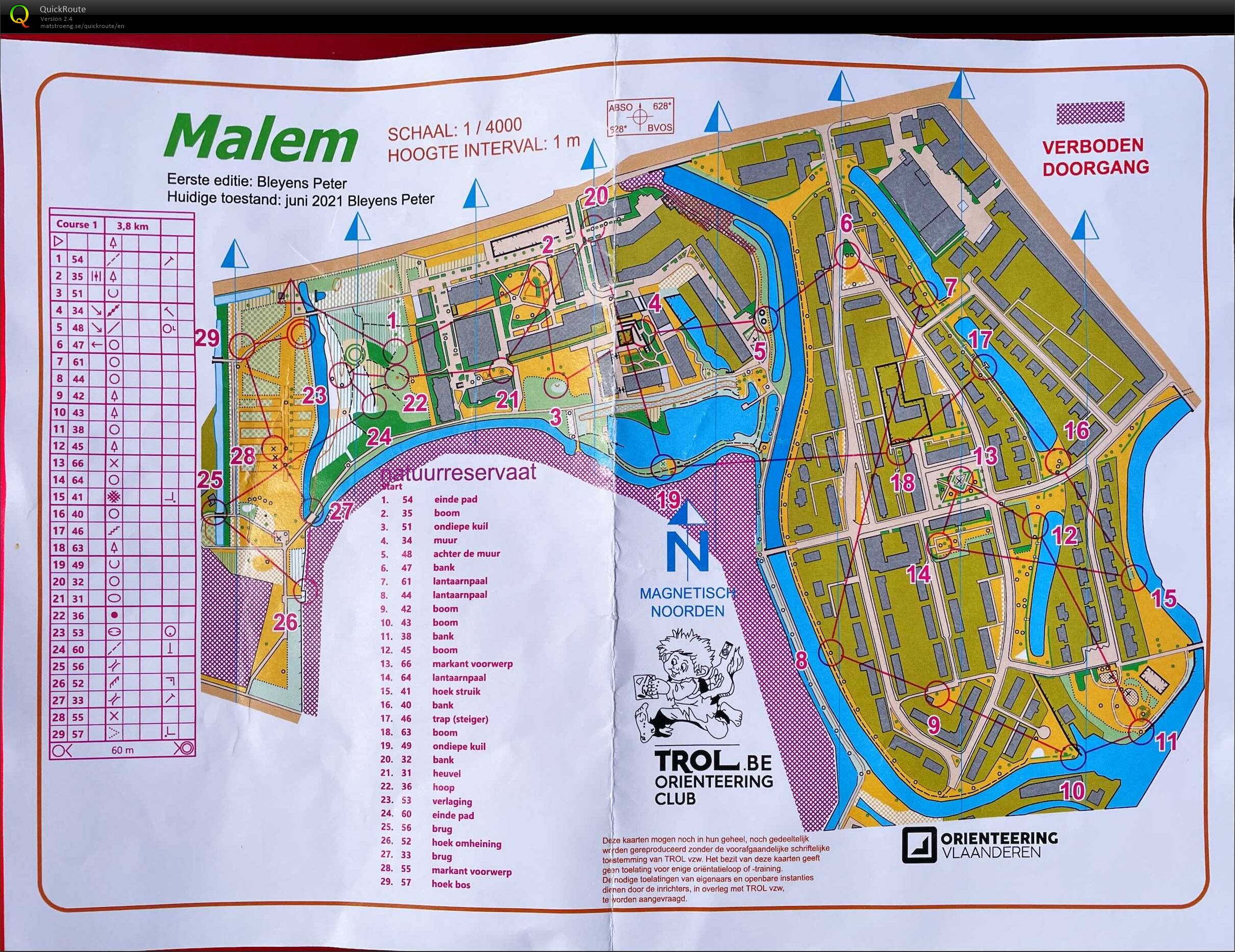 Gent Orienteering Series - Malem (12/06/2021)